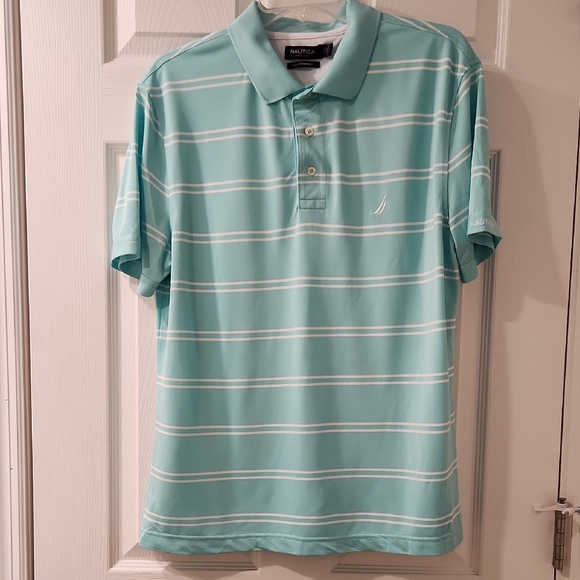 Nautica Other - Nautica Green and White Polo Shirt Casual Style